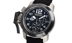 Free Shipping Pre-owned GRAHAM Chronofighter Oversize LA KINGS World Limited 100
