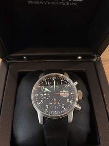 FORTIS AVIATIS FLIEGER CLASSIC CHRONOGRAPH WATCH SWISS Automatic 597.11.11L.01