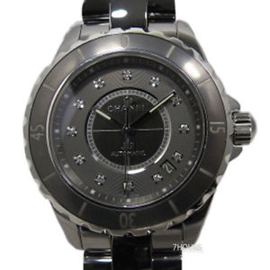 Free Shipping Pre-owned CHANEL J12 Chrono Matic 3242 12PD Used Mens