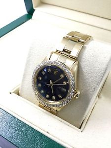 Ladie's Oyster Perpetual Datejust 18K Yellow Gold Watch