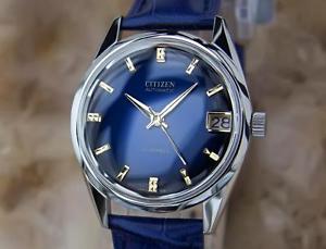 Citizen Men's Stainless Steel Made in Japan 1970s Automatic Dress Watch DSI47