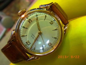 DOXA 585er Rojo Oro Reloj de pulsera Hammerautomático Pieza de colección