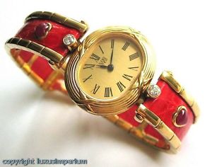 Damenarmbanduhr Ladier Geneve mit Wempe Armband in aus 750 Gold Longineswerk 585