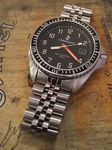 Chronosport Sea Quartz 1000 Vintage Watch Magnum PI Tom Selleck Diver
