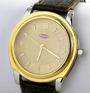 Bugatti Men's Watch Automatic Steel/Gold Top Condition