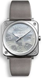 Bell & Ross Aviation BR S Grey Camouflage Women's Watch BRS-CAMO-ST