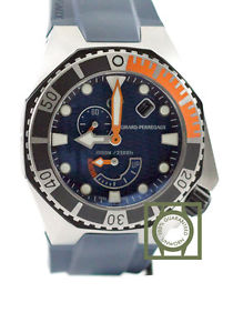 Girard Perregaux Sea Hawk 44mm Blue Dial Blue Rubber NEW watch