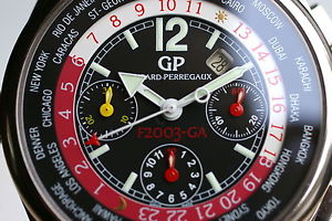 Girard-Perregaux Weltzeit-Chronograph Ferrari F2003-GA Ref. 4980 ltd. Auflage