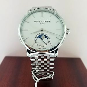 FREDERIQUE CONSTANT SLIMLINE MOONPHASE MENS WATCH FC-705S4S6B NEW!!!! $3,795