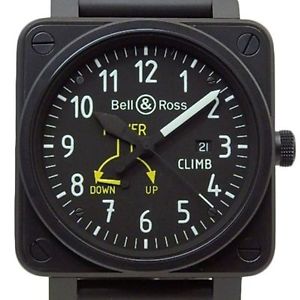 BELL&ROSS BR01-97-CLIMB Aviation Automatic Watch 999 Limited Never Used Mint