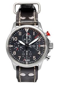 Junkers Edition 3 Eurofighter Typhoon Automatic Chronograph 6826-5 Leather Band