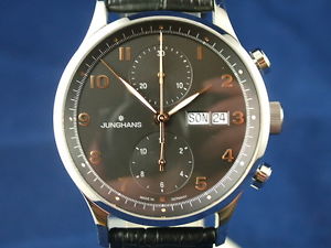 Junghans Chronoscope Chronograph Automatic Watch 027/4553, Swiss Valjoux 7750