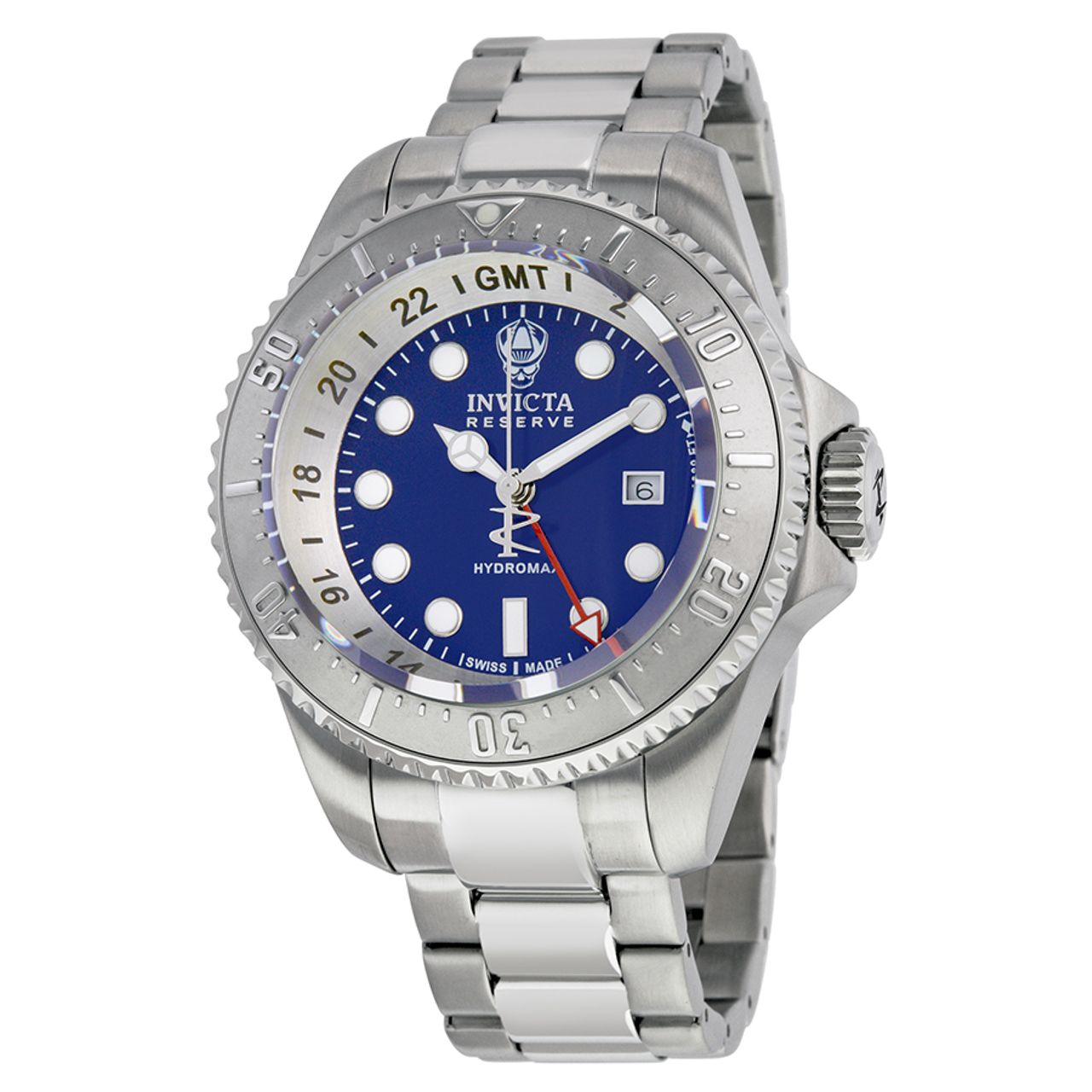 Invicta 16959 Mens Blue Dial Analog Quartz Watch with Stainless Steel Strap