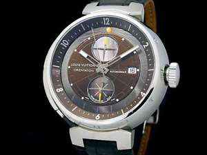 Free Shipping Pre-owned LOUIS VUITTON Tambour Orientation Q10A1 USED