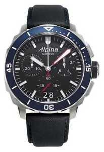 Alpina Mens Seastrong Diver 300 Grande Data AL-372LBN4V6 Orologi PVC €1205.00