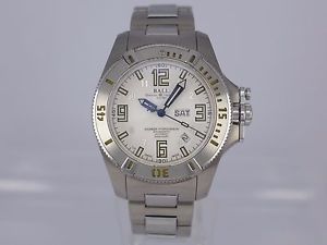 Ball Engineer Hydrocarbon Mad Cow auto date day silver dial titanium watch +card