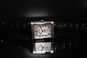 JAEGER LE COLUTRE NIGHT&DAY STEEL DUO FACE GMT ID:7930 VON LUXUS4YOU
