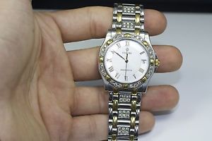 Concord Saratoga SL Watch 18K Gold & S/S Two Tone With 4.5 carats of Diamonds!
