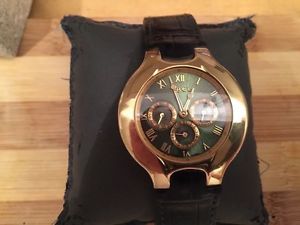 Ebel Lichine Sunburst Gold Watch 18k  deploment buckle in 18k Gold