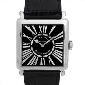 F / S Pre-owned Men's Frank Muller Master Square Black Relief 36 mm 6002 HQZR