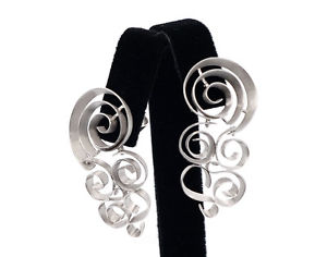 18K White Gold Designer Earrings By Carla Amorim Mint
