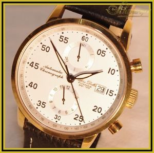 Automatic Chronograph Alfons Doller Valjoux 7750 with Glass bottom VA/J NEW