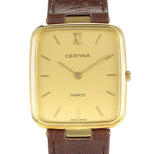 Certina Women's Yellow Gold Quartz Watch 5038150