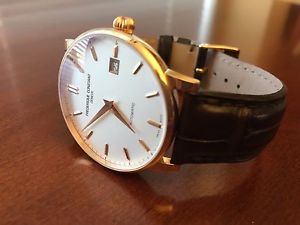 Frederique Constant Slim Line 18K Solid Gold Automatic Watch FC-316V5B9