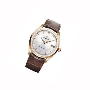Eterna 1948 Legacy 18 K oro rosa Fecha Piel Reloj Hombre Automático