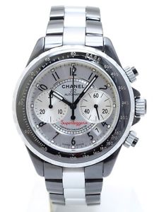 Free Shipping Pre-owned CHANEL J12 Super Rejjera Chronograph Automatic H1624