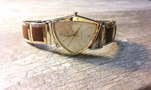 Hamlet Electric Watch Pacer Crosshair Dial 1950s