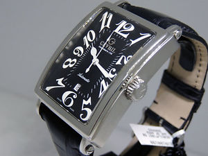 Gevril Avenue of Americas Automatic Date 5002  Black Dial 44x34mm $3,450 NIB WoW