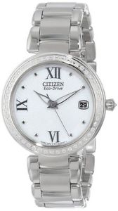 Citizen Women's EO1100-57A "Marne Signature" Stainless Steel Eco-Drive Watch wit
