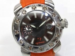 AUTHENTIC NUBEO Jelly Fish Project Men's Automatic Wristwatch SS/Leather Belt