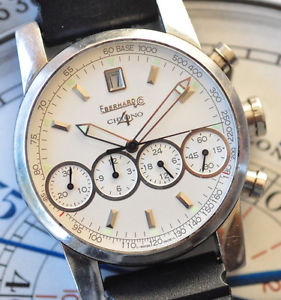 Eberhard & Co. Chrono-4 Chronograph Watch Ref 31041 Runs Strong Great Shape!