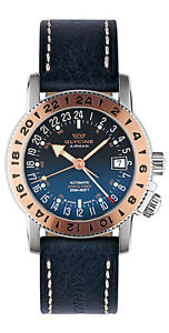 Glycine Airman 18 Royal Reloj de hombre Autmatik reloj 18 quilates. BiColor