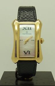 Authentic 18K Solid Gold Carl F Bucherer Alacria Lady Watch Mother of pearl Dial