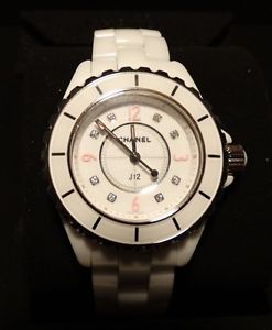 Chanel J12 33mm White ceramic Diamond Dial  Limited Edition