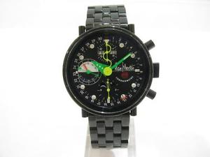 Free Shipping Pre-owned Alain Silberstein Chrono 2 Watch / Automatic / Black