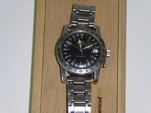 Glycine Airman Special 24 Hours Gmt 1960's With Box, Men's Vintage