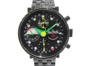 Free Shipping Pre-owned Alain Silberstein Chrono 2 Watch / Black (SS)