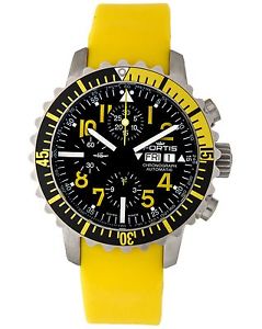 Fortis B42 Marinemaster Yellow Chronograph Men's Watch -671.24.14.SI04