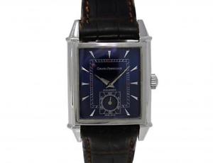 Girard Perregaux Vintage 1945 Ref. 2594 automatic steel blue dial with paper