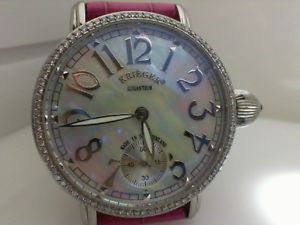 Krieger Gigantium Diamond Bezel Watch Limited Edition K7007 Model