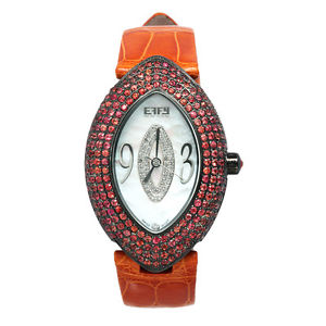 Effy Empire Diamond/Orange Sapphire 5.93  Tcw. Ladies Watch #Z00Z178D00