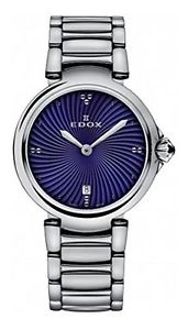 Edox Women's 57002 3M BUIN LaPassion Analog Display Swiss Quartz Silver Watch