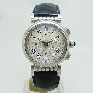 DUBEY & SCHALDENBRAND Spiral one Chronograph Watch DS/SP11/ST/SIB/LD Used Silver