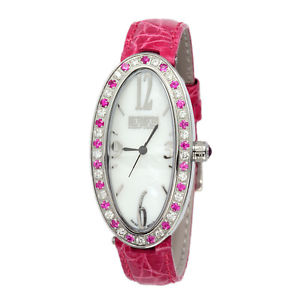 Effy Diamond/Pink Sapphire 1.77 Tcw Mother-of-Pearl Dial Ladies Watch Z00Z100DPO