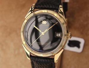 Bucherer Gold Capped Automatic Mens Classic 33mm Swiss Made Dress Watch SI12