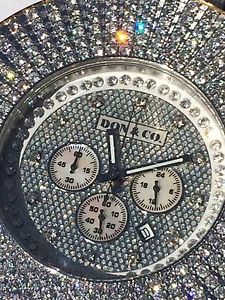 INCREDIBLE PRICE 22.00+ carat diamond mens watch Don and Co fully diamond watch